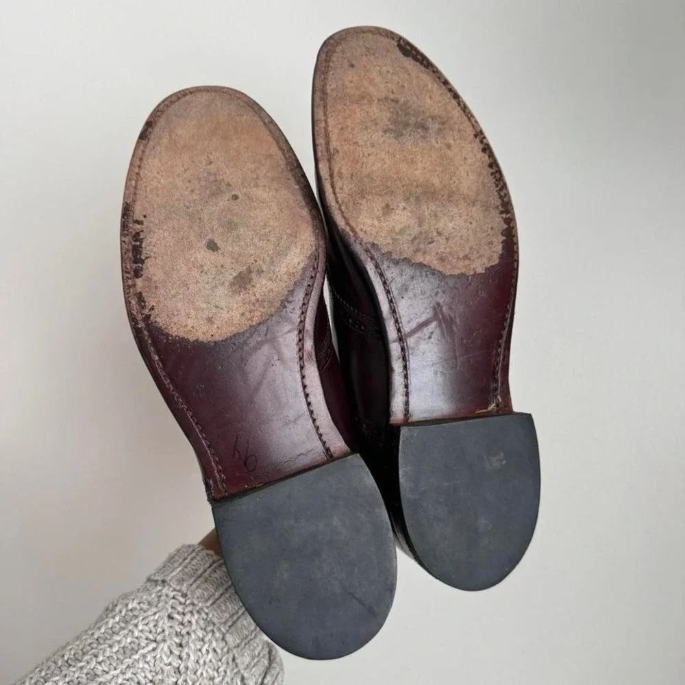 Keith Highlander burgundy leather‎ loafer size 11.5